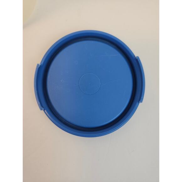 Tupperware Modular Mate Spaghetti Storage #1661 Lid & Insert Blue 4 3/4 Cups - Picture 7 of 9